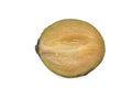 Ripe Sapodilla fruit isolated on the white background