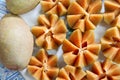 Ripe sapodilla fruit.