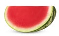 Ripe slice watermelon without ossicle