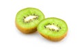 Ripe Sliced Kiwi Fruit Isolated Royalty Free Stock Photo