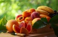 Ripe Sliced Toranja And Various Fruits