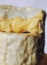 Ripe soft french cheeses Royalty Free Stock Photo