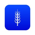 Ripe spike icon digital blue