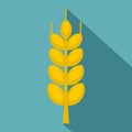 Ripe spike icon, flat style