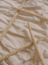 Ripe spikelet natural wheat beige linen fabric