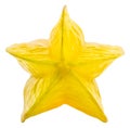 Ripe star fruit carambola or star apple starfruit sliced iso