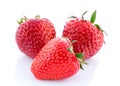 Ripe strawberry isolated Royalty Free Stock Photo