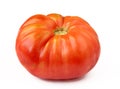 Ripe tomato isolated on white Royalty Free Stock Photo