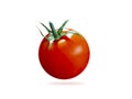 Ripe tomatoes isolated on a white background Royalty Free Stock Photo