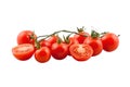 Ripe tomatoes on vine