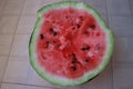 Ripe watermelon in a bowl