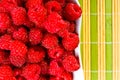 Ripe wild raspberries Royalty Free Stock Photo