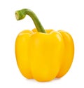 Ripe yellow bell pepper isolated Royalty Free Stock Photo