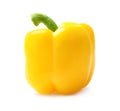 Ripe yellow bell pepper isolated Royalty Free Stock Photo