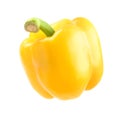 Ripe yellow bell pepper isolated Royalty Free Stock Photo