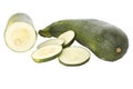 Ripe zucchinis or courgettes Royalty Free Stock Photo