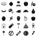 Ripeness icons set, simple style