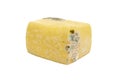 ripening yellow cheese. mold covered cheese, spoiled cheese