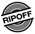 Ripoff black stamp Royalty Free Stock Photo