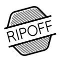 Ripoff black stamp Royalty Free Stock Photo