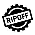 Ripoff black stamp Royalty Free Stock Photo