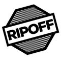 Ripoff black stamp Royalty Free Stock Photo