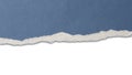 Ripped blue paper Royalty Free Stock Photo