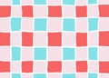Ripped retro squares pattern Royalty Free Stock Photo