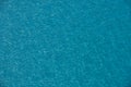 Ripped water in swimming pool. Surface of blue swimming pool, background of water. Royalty Free Stock Photo