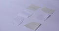 Ripped white paper note message background Royalty Free Stock Photo