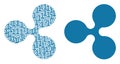 Ripple Currency Composition of Binary Digits