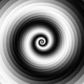 Ripple pattern with concentric circles. Grayscale circular geome