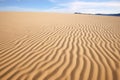 ripple patterns on the surface of sand dunes Royalty Free Stock Photo