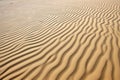 ripple patterns on the surface of sand dunes Royalty Free Stock Photo