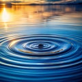 Ripple of the surface of the water Royalty Free Stock Photo