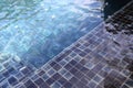 Ripple surface water in swimming pool Royalty Free Stock Photo