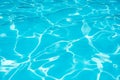 Ripple Water in swimming pool Royalty Free Stock Photo