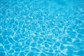 Ripple Water in swimming pool witn sun reflection Royalty Free Stock Photo