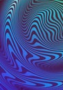 Ripple Wave Striped Pattern Blue Vertical Background