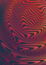 Ripple Wave Striped Pattern Red Vertical Background