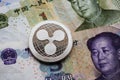 Ripple XRP Coin on Chinese Yuan