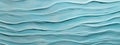 Rippled Beach Sand on Turquoise Background AI Generated