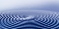 Rippled blue water