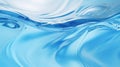 Rippled Clear Azure Water Background Under Midday Sunlight. Generative ai Royalty Free Stock Photo