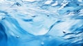 Rippled Clear Azure Water Background Under Midday Sunlight. Generative ai Royalty Free Stock Photo