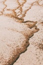 rippled sand texture on beach Royalty Free Stock Photo