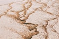 rippled sand texture on beach Royalty Free Stock Photo
