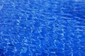 Rippled pattern of clean water in a blue swimming pool Royalty Free Stock Photo