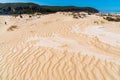 Rippled sand dunes at the Donnelly river mouth beach at Pemberton