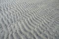 Rippled water effect on sand Royalty Free Stock Photo